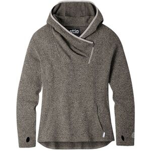 stio Jackson Hole, Wyoming Knitted Fleece Pullover Sweater Jacket Heavy Hoodie